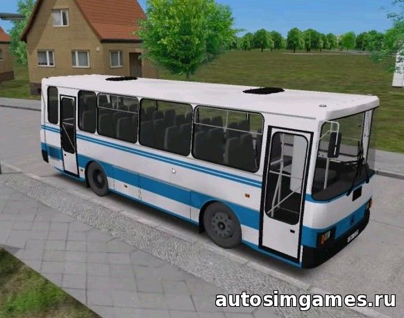 Мод украинский автобус Лаз-А141 для OMSI 2 с патчем и Ркпп и Акпп