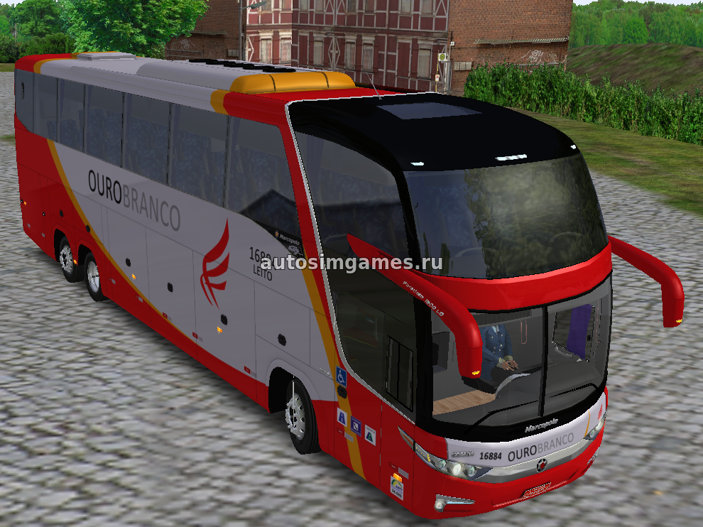 Автобус Marcopolo G7 1600 LD v2.0 для Omsi 2 скачать мод