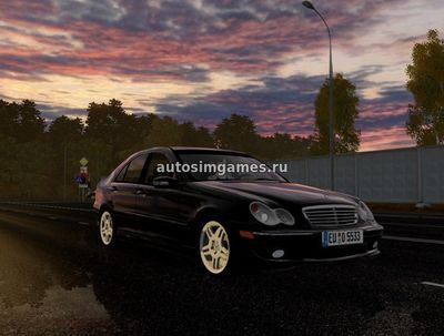 Mercedes-Benz C32 AMG для City Car Driving 1.5.3