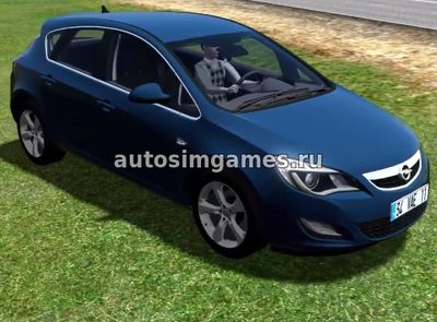 Opel Astra для City Car Driving 1.5.4