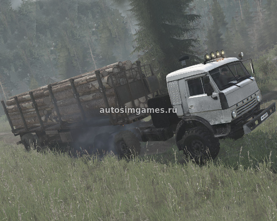 Российский грузовик Камаз-43114 для MudRunner 07.11.17 скачать мод