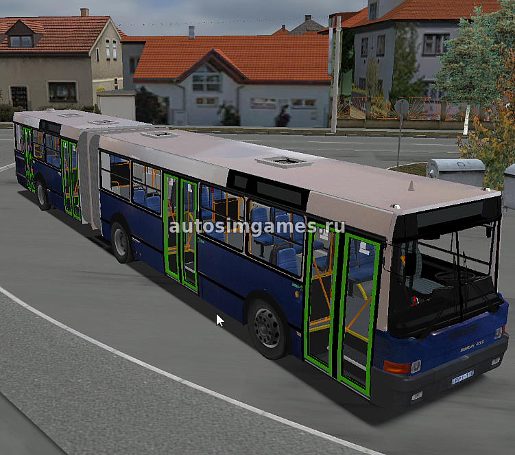 Мод венгерский сочлененный автобус Ikarus 435.06 для Omsi 2 + Патч Мод венгерский сочлененный автобус Ikarus 435.06 для Omsi 2 + Патч