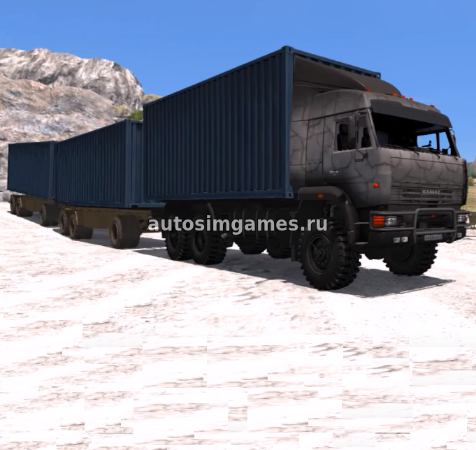 Мод российские грузовики Камаз 54-64-65 для ETS 2 v1.30