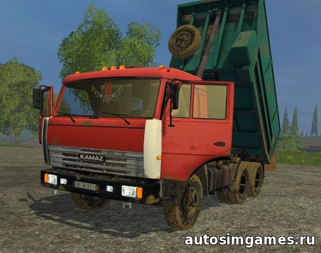 Мод КАМАЗ-55111 v2.0 для Farming Simulator 2015