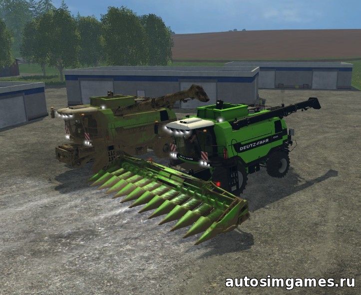 Мод Deutz Fahr 7545 RTS для Farming Simulator 2015