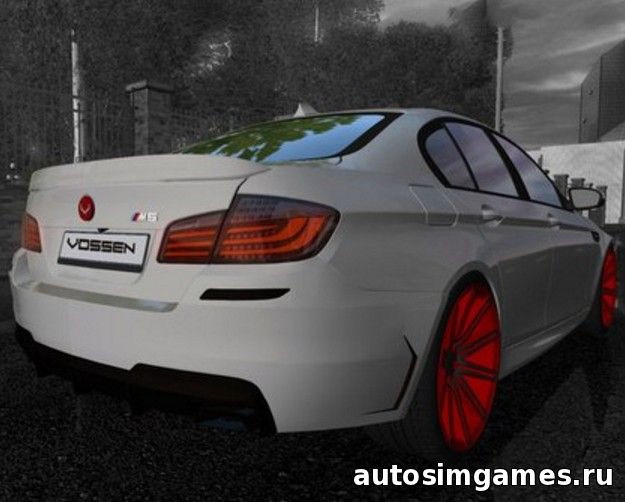 Мод машина BMW M5 (F10) Vossen tuning для City Car Driving 1.5.1