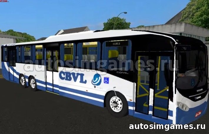 Мод автобус Comil Svelto BRS Scania 6x2 для Omsi 2