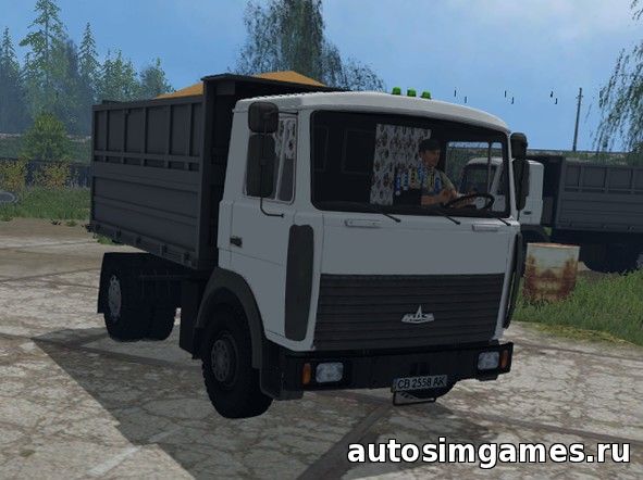 скачать грузовик Маз 5551 для farming simulator 2015